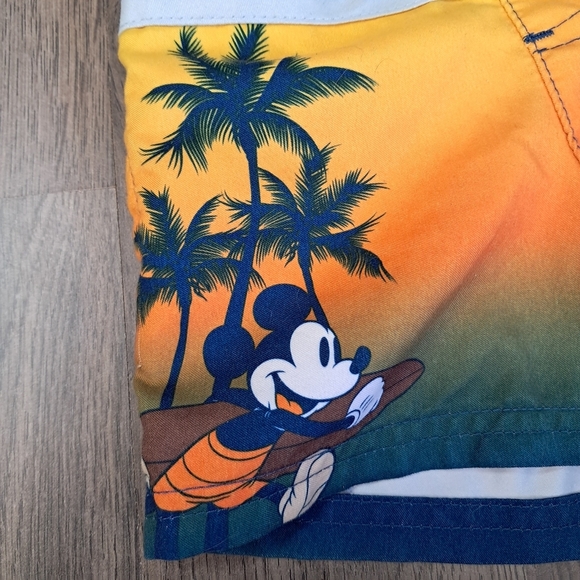 Mickey Mouse Disney Bathing Suit Swim Trunks Toddler's Size 2 - Picture 4 of 7